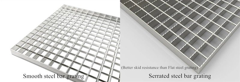 Heavy Duty 50*8mm Drainage Galvanized Steel Grating Shower Drain Grates Trench Cover